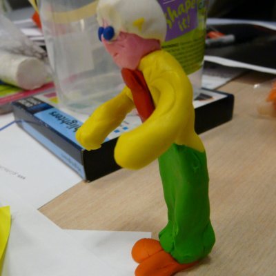Plasticine character