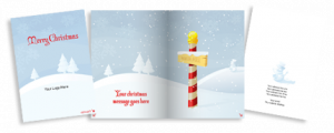 North Pole Christmas card